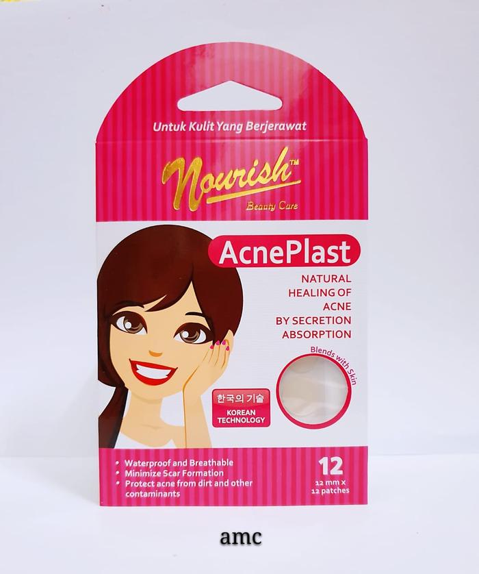 Gambar NOURISH BEAUTY CARE ACNE PLAST - PLASTER PENUTUP JERAWAT - Biru dari AMC Onlineshop undefined 5 Tokopedia