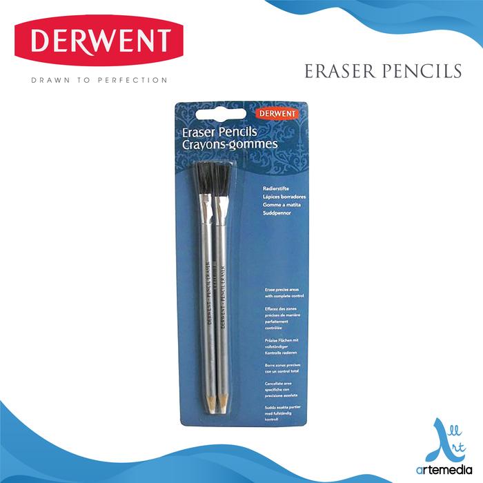 Derwent Slim Plastic Eraser - For Precise Graphite Removal, Non-Abrasive, Low Shedding