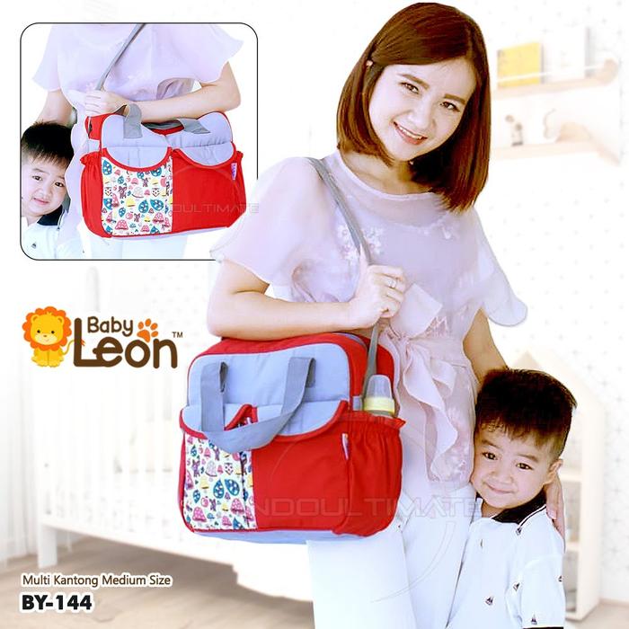 Gambar Tas Popok Bayi (MEDIUM) BABY LEON tas susu Tas Diaper Bayi BY-144 - Cokelat dari indo ultimate undefined 5 Tokopedia
