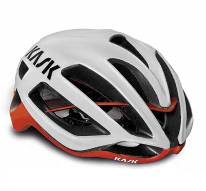 Jual KASK PROTONE White Red Helmet Cycling helmet sepeda S