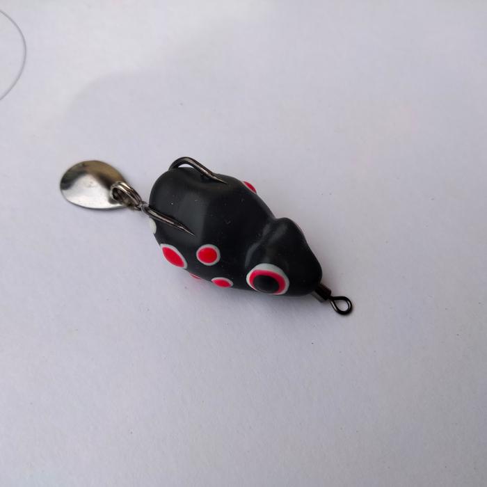 Gambar soft frog mini 2,5cm - Hitam dari Petrick fishing undefined Tokopedia