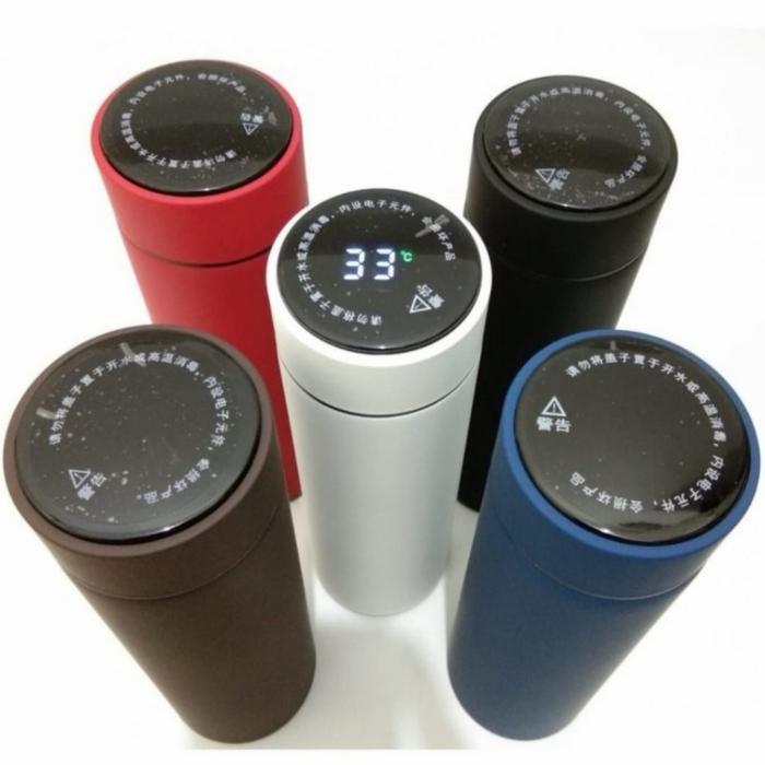 Gambar TERMOS SAKURA LIFE (500ml / 400ml) THERMOS TUMBLER - Hitam dari Kumparan Cellular undefined Tokopedia