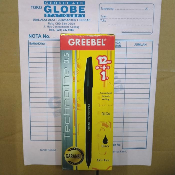 Just Stationery Techno-Line Stifte – 8 Stück, Schwarz, Feine Spitze, Retractable (ohne Klick-Geräusch)