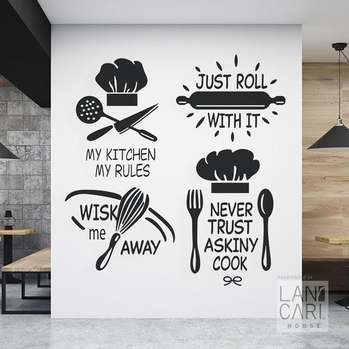 Gambar Sticker Cutting Dekorasi Restoran Sticker Kaca dinding - Putih Doff dari LANCARI ID undefined Tokopedia