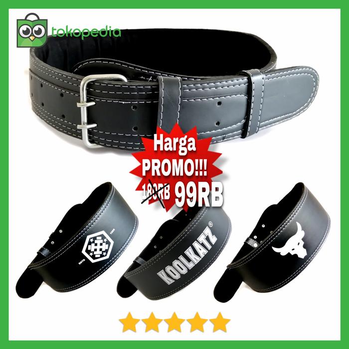 Gambar Sabuk Gym Fitness - Fitnes Kulit Powerbelt Belt Safety - Hitam, XXL dari Jon Son undefined Tokopedia