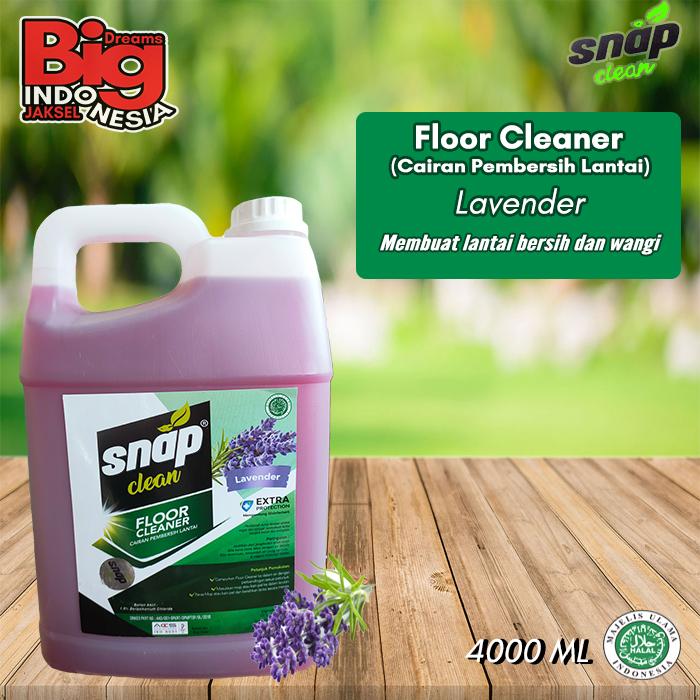 Gambar Sabun Pembersih Lantai / Floor Cleaner | SNAP CLEAN 4 LITER - Lavender dari BigdreamsIND_JAKSEL undefined Tokopedia