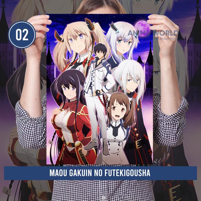 Gambar Poster Anime Maou Gakuin no Futekigousha Lengkap Size A3 - Poster No 02 dari Anime World Indonesia undefined Tokopedia