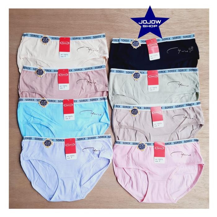 Gambar Isi 6 Pcs - Celana dalam wanita Sorex Mix gambar - FREE / 6 PCS dari Jojowshop undefined Tokopedia