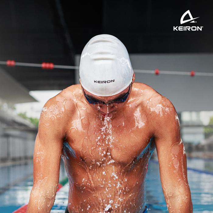 Gambar Keiron Training Swimming Cap Wrinkle Free and Tear Resistant - White dari Keiron undefined Tokopedia