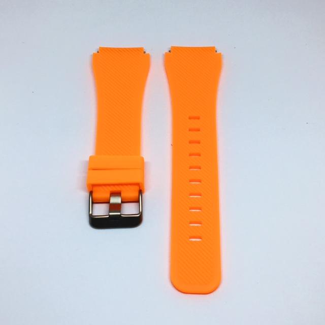 Gambar STRAP XIAOMI MI WATCH 46MM TALI JAM MODEL SILIKONE SPORT RUBBER 22MM - Orange dari Venture Accessories undefined Tokopedia