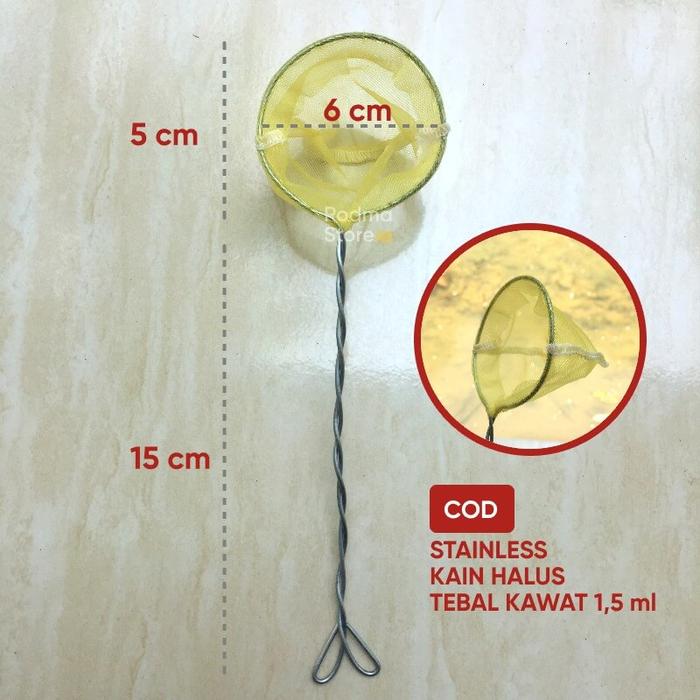 Gambar SEROKAN SEROK SESERAN JARING LAMIT IKAN KOI CUPANG KUTU AIR KUTIR - 5 cm dari Rodma Store undefined Tokopedia