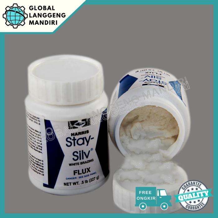 Jual FLUX SILVER BRAZING HARRIS STAYSILV WHITE (227GRAM) Jakarta