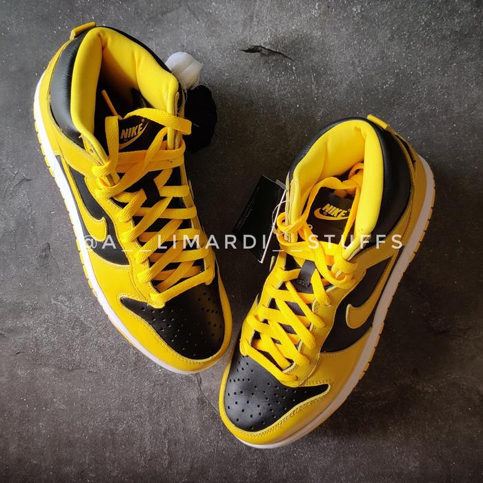 激レア nike dunk high le 27.5 iowa nyc 1999 1999 Nike Dunk High Goldenrod (Iowa) Review