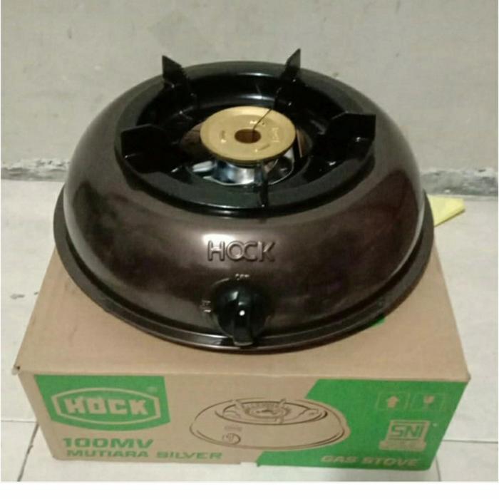 Gambar Kompor Gas 1 Tungku Hock Mutiara Silver - Cokelat dari cahaya terang2 undefined Tokopedia