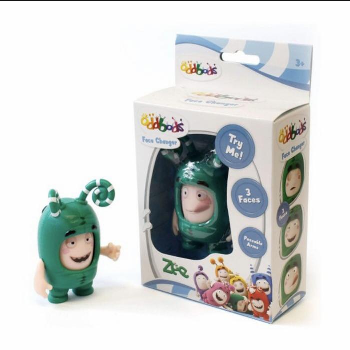 Gambar Action Figure Oddbods Original Face Changer - Hijau dari Hobbysportstore undefined Tokopedia