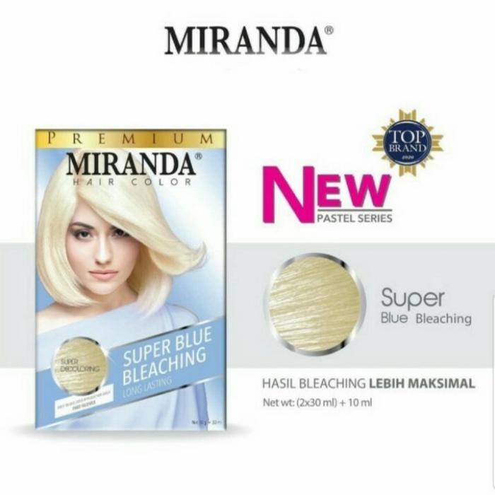 Gambar Miranda Hair Color Pastel Series / Super Blue Bleaching / Cat Rambut - blue bleaching dari Bellaza Store undefined Tokopedia