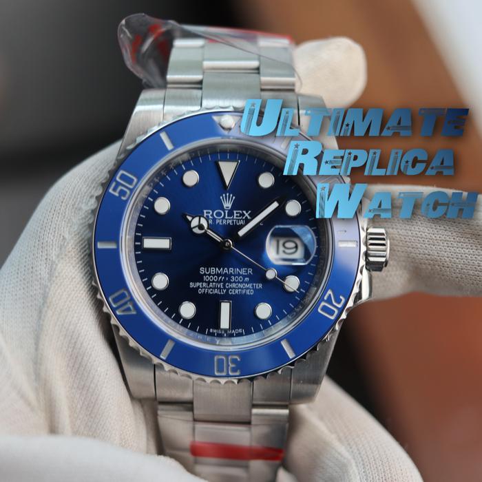 ROLEX SUBMARINER SMURF 116619 LB NOOB 