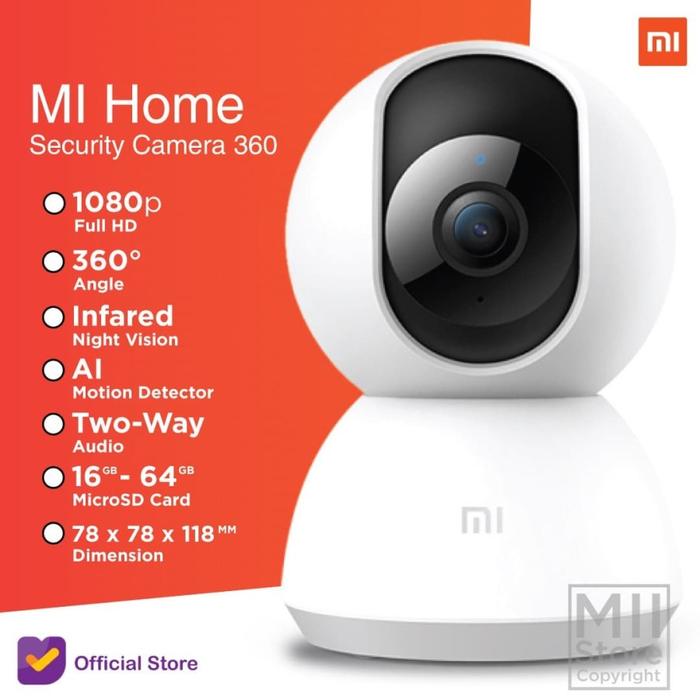 Kamera 360 Derajat Mi Home Security Camera 1080p 360 Xiaomi Mi