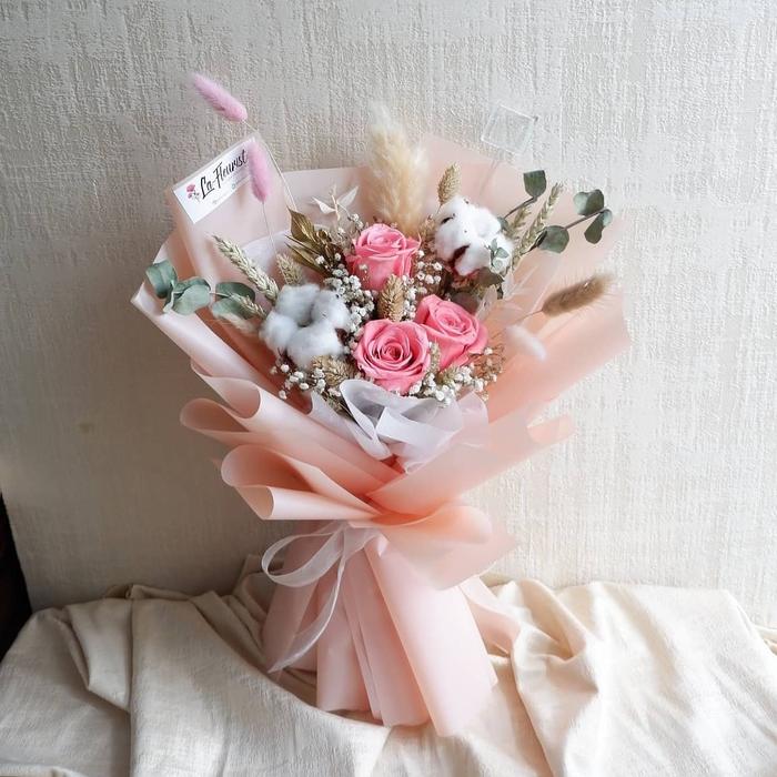 Gambar Bunga Buket | Bucket Bunga | Kado | Wisuda| Ulang Tahun | lp-13 - softcover dari La Fleuriste undefined Tokopedia