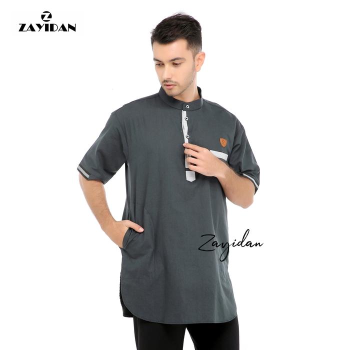 Gambar baju koko pria syakil S M L XL baju gamis pria baju muslim pria baru - Hitam, S dari Gerai Barokah Shop undefined Tokopedia