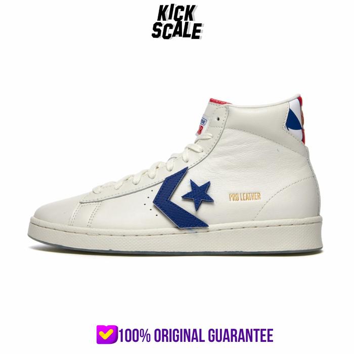 CONVERSE PRO LEATHER BIRTH OF FLIGHT WHITE/REDBLUE ORIGINAL 45 di Kick  Scale Tokopedia