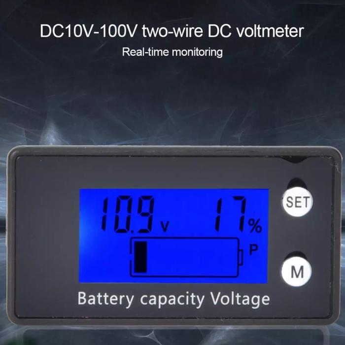 Universal Battery Capacity Voltage DC 10-100V