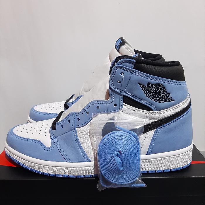 University Blue White Air Jordan Ones Blue And Black Nike Air