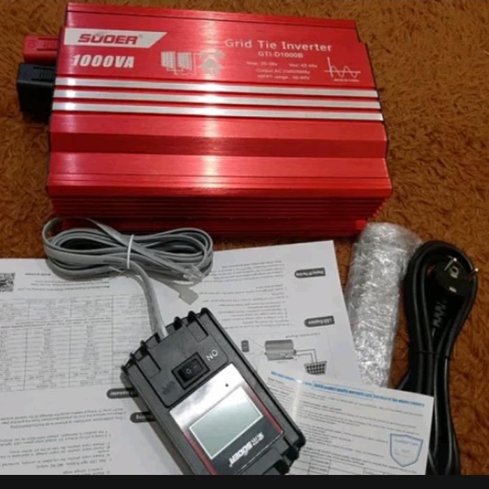 Suoer Inverter PSW Ongrid 1000Watt Gried Tie Inverter GTI1KW Suoer
