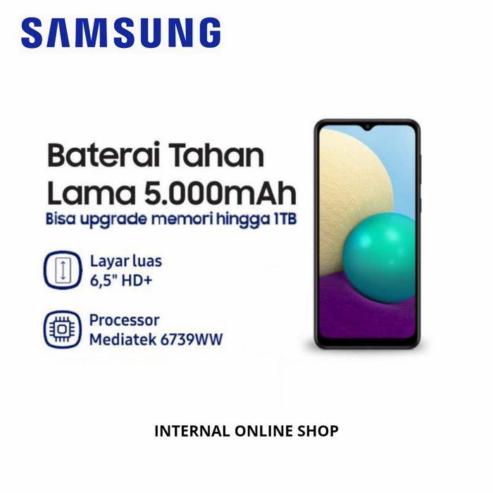 Gambar Samsung Galaxy M02 2/32 GB Garansi Resmi - Biru dari INTERNAL OFFICIAL SHOP undefined Tokopedia
