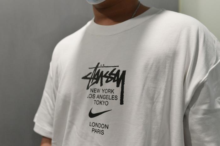 Jual Nike Stussy White Tee - S 