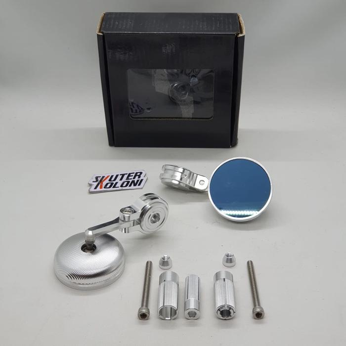 Gambar Unbrand Spion barend mirror Small CNC Silver puig universal all vespa dari skuterkoloni undefined Tokopedia