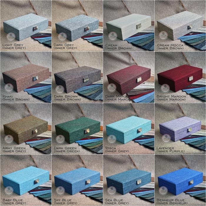 Gambar Jewelry Box Kotak Tempat Perhiasan Emas, Antam, Kalung, Cincin, Gelang - RANDOM dari Jogja Handycraft_NEW undefined Tokopedia