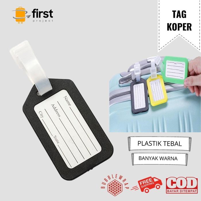 Luggage Tag Name Tag Holder Label Koper 