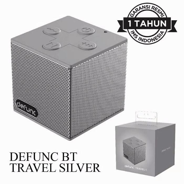 Gambar Defunc Travel Speaker Potable Bluetooth Original Garansi Resmi - Silver dari Kalandra Official undefined Tokopedia
