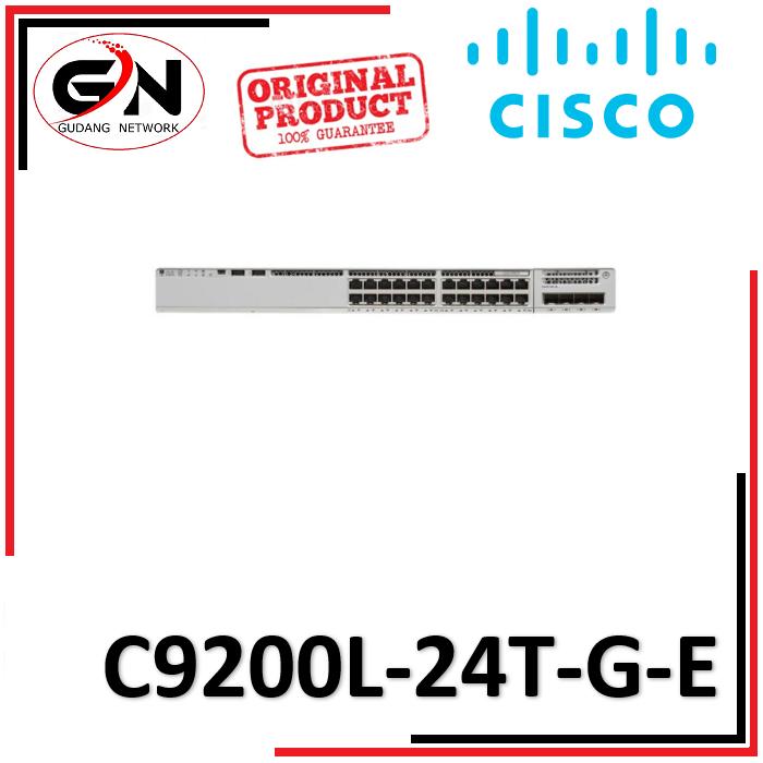 Jual Cisco C9200L-24T-4G-E Catalyst 9200 Series Switch + SmartNet ...