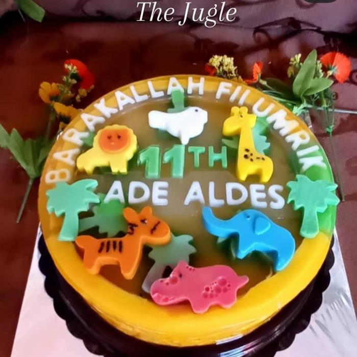 Gambar PUDING ULTAH HEWAN TAMAN SAFARI dan lainnya dari Puding & Cake Mom'sBee undefined Tokopedia