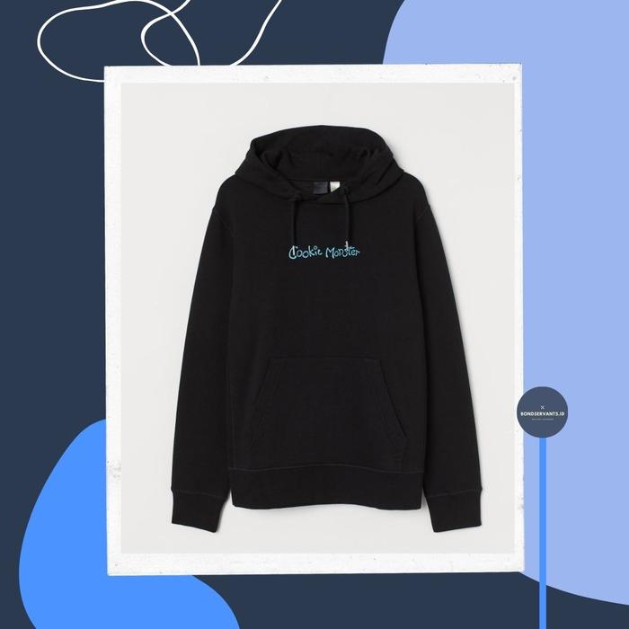 Jual HOODIE H*M COOKIE MONSTER BLACK ORIGINAL - Kab. Bekasi -  Bondservantsid | Tokopedia