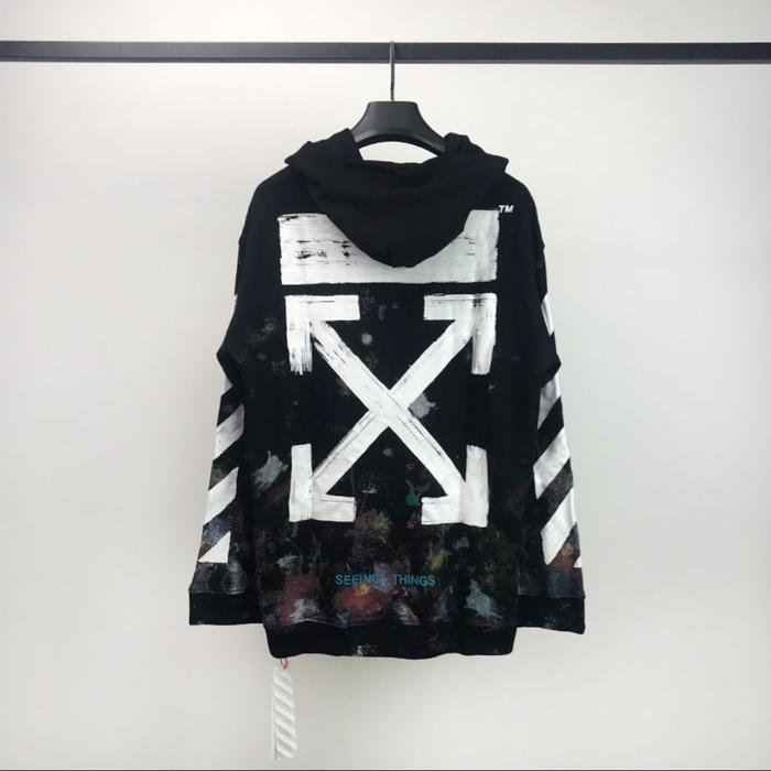 Jual Hoodie Off White Brushed Galaxy 