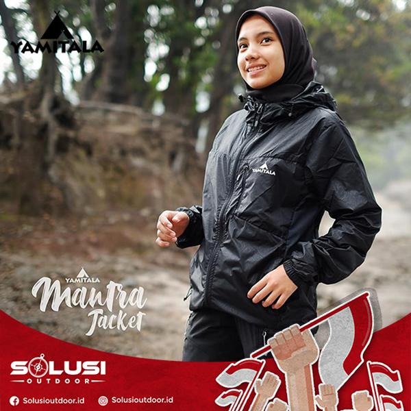 Gambar Jaket Ultralight YAMITALA Mantra Windbreaker not Rab Eiger Columbia - Hitam, S dari BERGMANN undefined Tokopedia