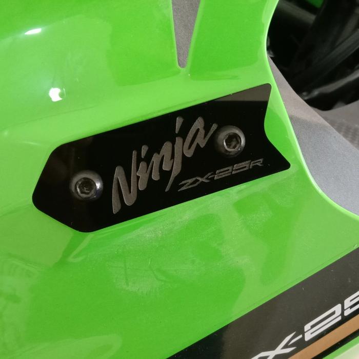 Gambar Ninja zx25r mirror blanking - Special Design - tutup ex spion - Hitam dari Morvell Motoproject undefined Tokopedia