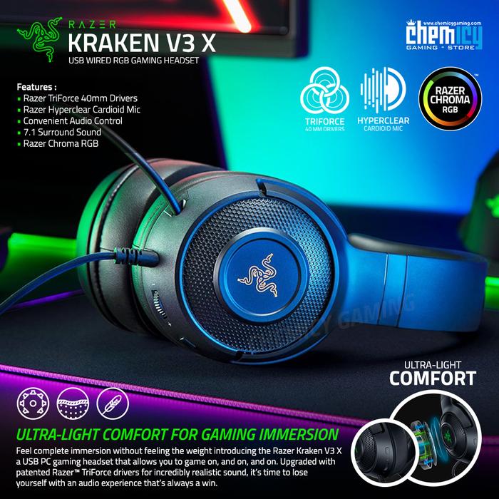 7.1 Surround Sound RGB Gaming Headset 