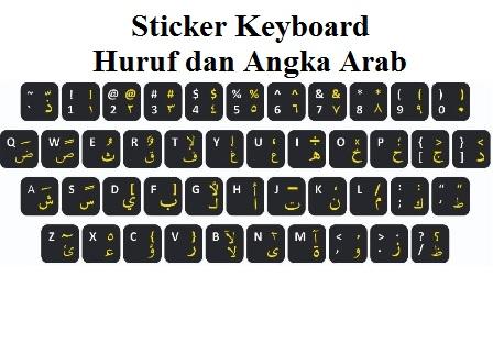 Gambar Sticker Keyboard Huruf dan Angka Arab Laptop Notebook Komputer - Hitam dari Ide Komputer Malang undefined Tokopedia