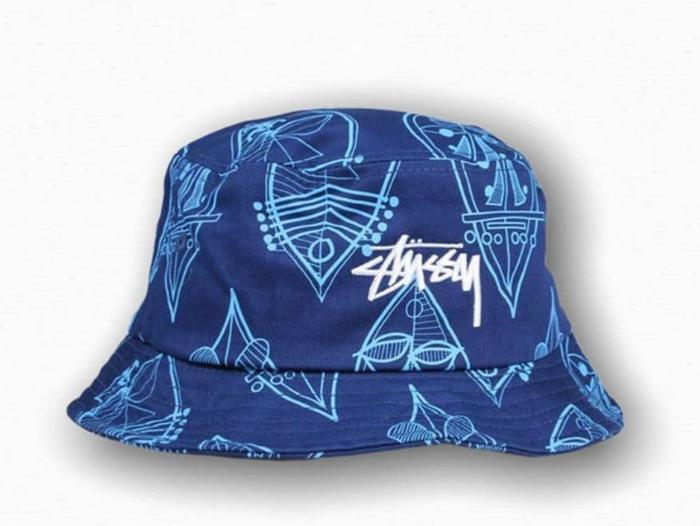 Jual STUSSY ZULU BUCKET HAT BLUE - Kab 