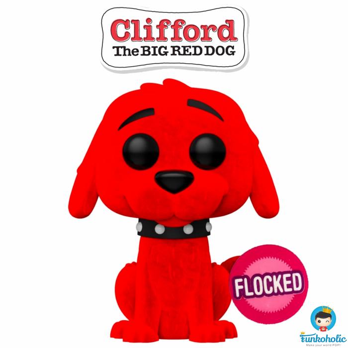 Gambar Funko POP! Books Clifford the Big Red Dog - Clifford Flocked EXCLUSIVE dari Funkoholic undefined Tokopedia