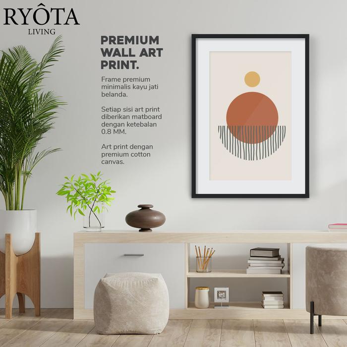 Gambar Hiasan Dinding Poster Abstrak Wall Canvas Art Print - ISOLE A3 - 30 × 40 dari Ryota Living undefined Tokopedia