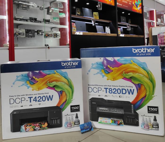 Gambar rinter Brother T820DW Print Scan ADF Copy Wifi LAN (Duplex) dari Aringo Computer Samarinda undefined Tokopedia
