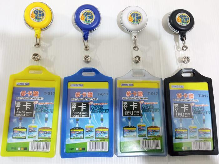 Gambar YOYO GANTUNGAN ID CARD PUTAR STAINLESS-LOGO BPN - Putih dari mediaindo68 undefined Tokopedia