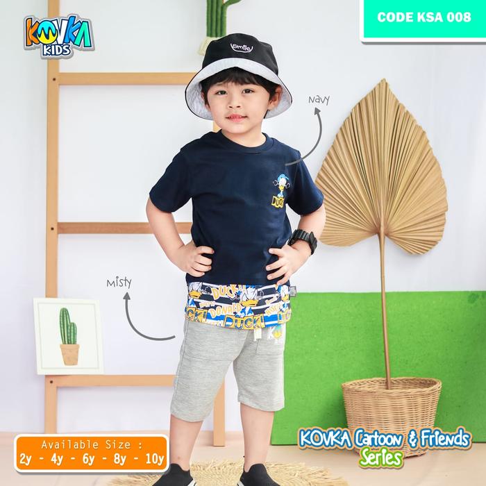 Gambar Stelan Anak Laki Laki 2 4 6 8 10 Tahun / Baju Kaos Anak Laki Laki - DUCK, 4 dari etalase-cod undefined Tokopedia
