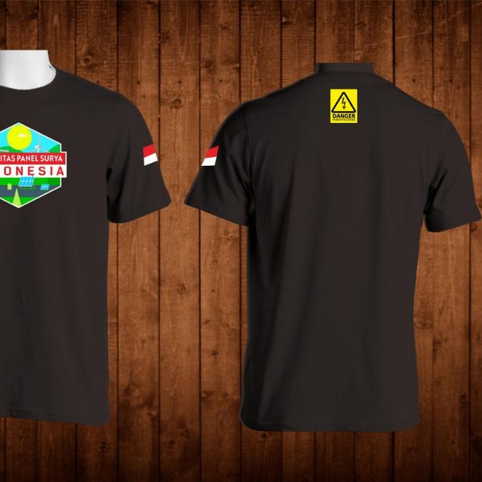 Kaos Anggota Komunitas Panel Surya Renewable Energy Indonesia - Hitam