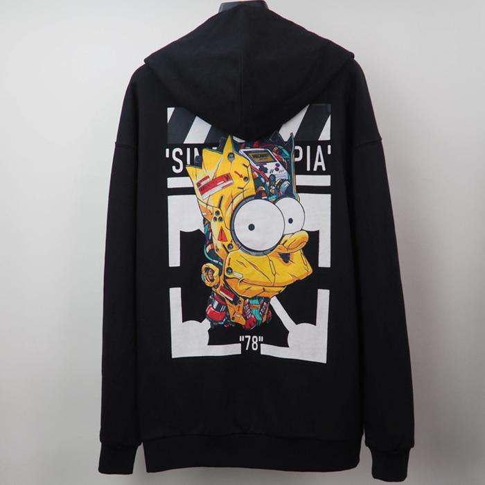 Jual Hoodie Off White The Simpsons 